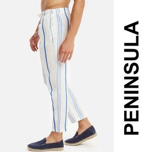 PENINSULA Trousers La Greca Linen Medium